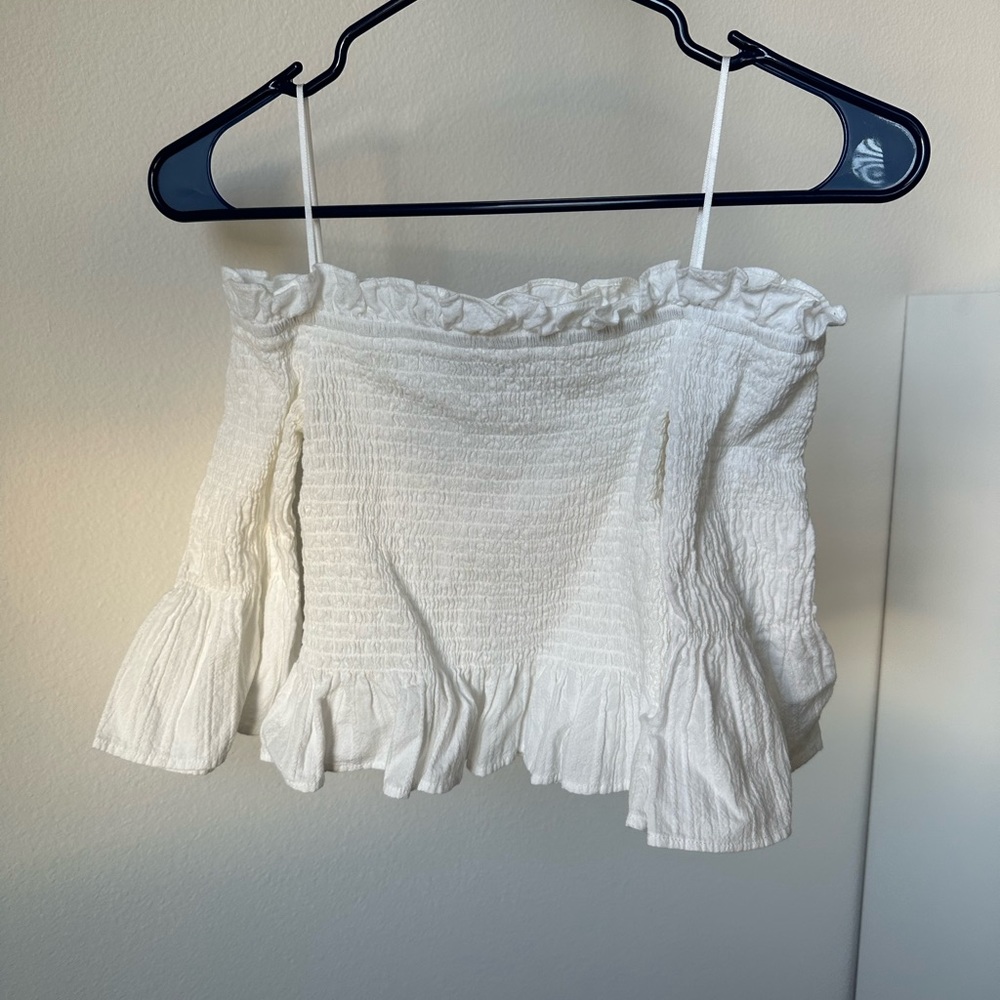 MOON RIVER off shoulder blouse